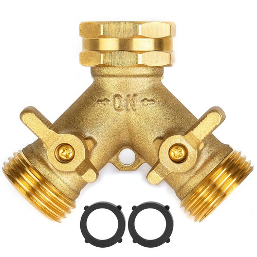 Way brass garden hose - 2,